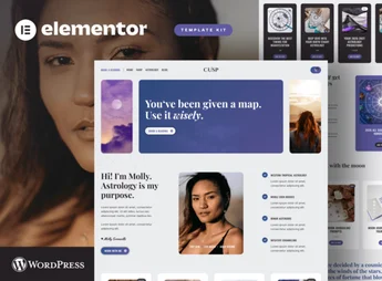 Cusp – Astrology & Horoscope Elementor Pro Template Kit