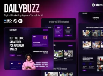 DailyBuzz – Digital Agency Elememtor Template Kit