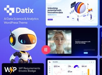 Datix – AI Data Science & Analytics WordPress Theme