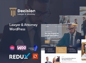 Decision – Law & Lawyer WordPress Theme
