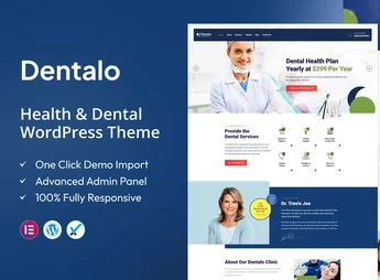 Dentalo – Medical Health & Dental WordPress Theme