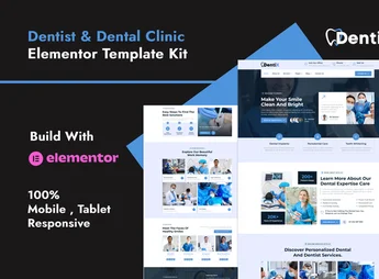 DentiX – Dentist & Dental Clinic Elementor Template Kit