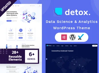 Detox – Data Science & Analytics WordPress Theme
