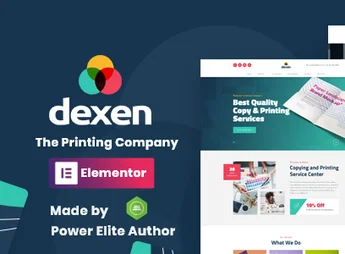 Dexen – Printing Company WordPress Theme
