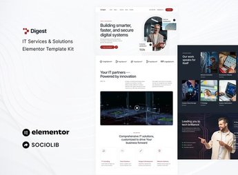 Digest – IT Services & Solutions Elementor Template Kit