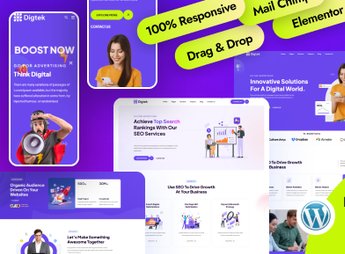 Digtek – Digital Marketing Agency WordPress Theme