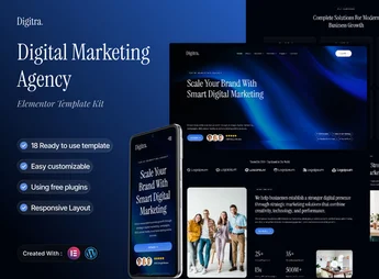 Digitra – Digital Marketing Agency Elementor Template Kit