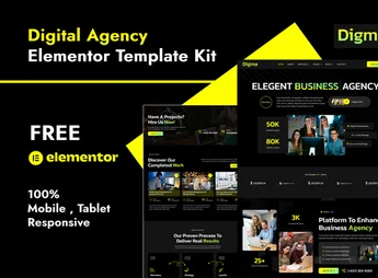 Digma – Creative Digital Agency Elementor Template Kit