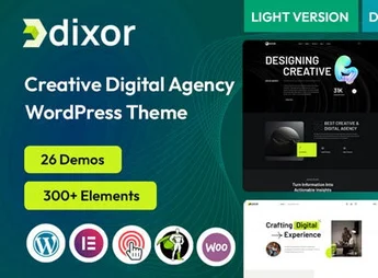 Dixor – Creative Digital Agency WordPress Theme