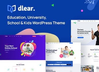 Dlear – Education, University & School WordPress Theme