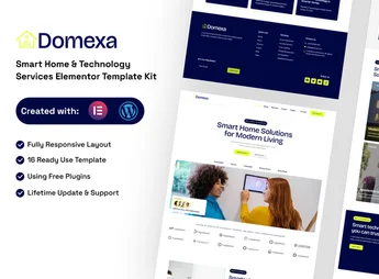 Domexa – Smart Home & Technology Services Elementor Template Kit