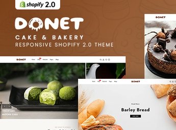 Donet – Cake & Bakery Responsive Shopify 2.0 Theme