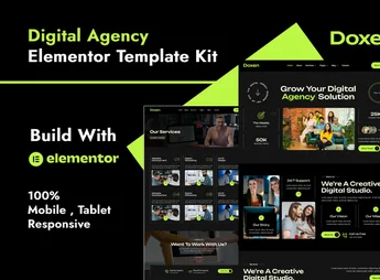 Doxen – Digital Agency Elementor Template Kit