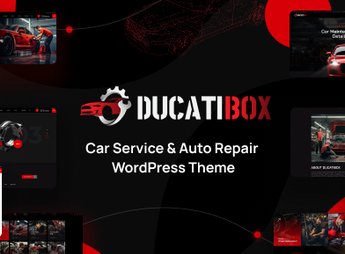 Ducatibox – Car Service & Auto Repair WordPress Theme