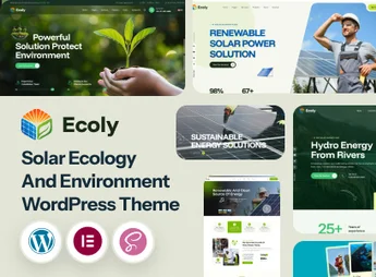 Ecoly – Solar Ecology & Environment WordPress Theme