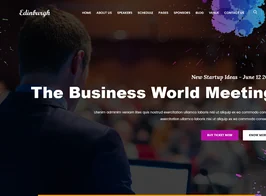 Edinburgh – Conference & Event WordPress Theme