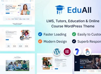 EduAll – Education LMS Tutors & Online Course WordPress Theme Multipurpose