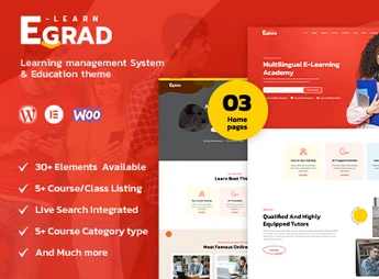 Egrad – LMS Education WordPress Theme