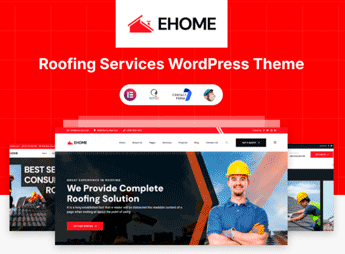 Ehome – Roofing Services WordPress Theme