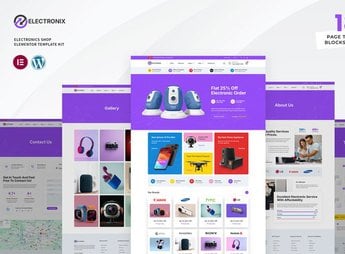Electronix – Electronics Shop Elementor Template Kit