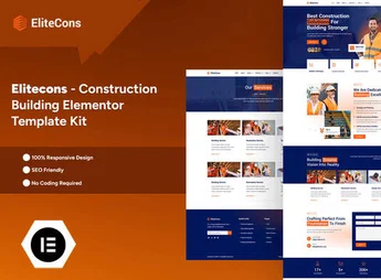 Elitecons – Construction Building Elementor Pro Template Kit