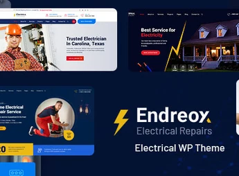 Endreox – Electrical Repair Service WordPress Theme
