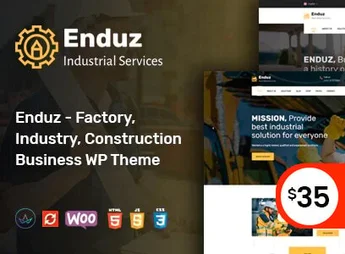 Enduz – Factory and Industry WordPress Theme