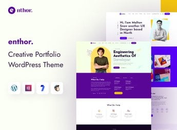 Enthor – Creative Portfolio WordPress Theme