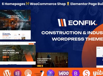 Eonfik – Construction & Industry WordPress Theme