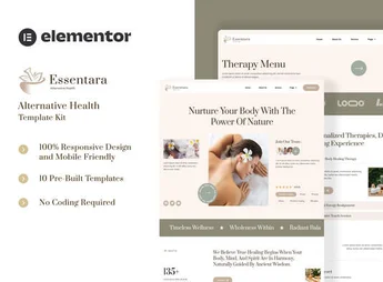 Essentara – Alternative Health Elementor Template Kit
