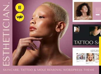 Esthetician – Skincare, Tattoo & Mole Removal WordPress Theme
