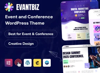 Evantbiz – Conference & Events WordPress Theme