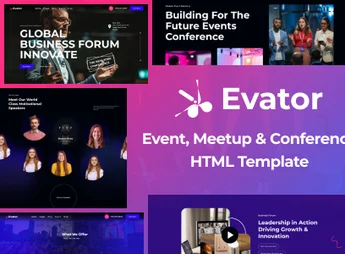 Evator – Event, Conference & Meetup HTML Template