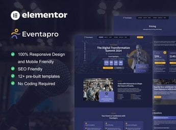 Eventapro – Event & Conference Elementor Pro Template Kit