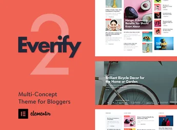 Everify – Multi-Concept WordPress Theme for Bloggers