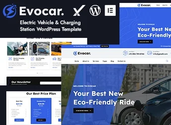 Evocar – Electric Vehicle & Charging Station WordPress Theme