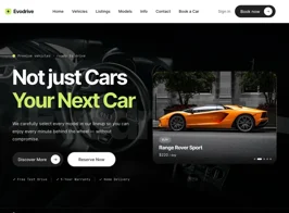 Evodrive – Car Rental & Dealer WordPress Theme