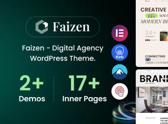 Faizen – Digital Agency WordPress Theme