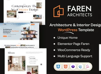 Faren – Architecture and Interior Design WordPress Theme