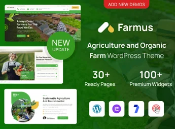 Farmus – Agriculture and Organic Farm WordPress Theme