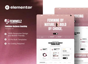 Femmelz – Feminime Business Coaching Elementor Template Kit