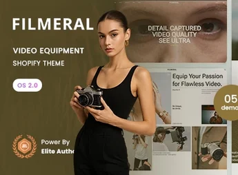 Filmeral – Video Equipment Store Shopify 2.0 Theme