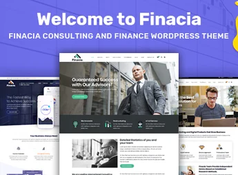 Finacia – Finance & Business WordPress Theme