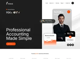 Finexa – Audit & Accounting Elementor Template Kit