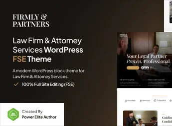 Firmly – Lawyer & Attorney FSE WordPress Theme
