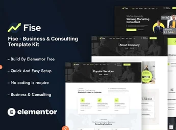 Fise – Business & Consulting Elementor Template Kit