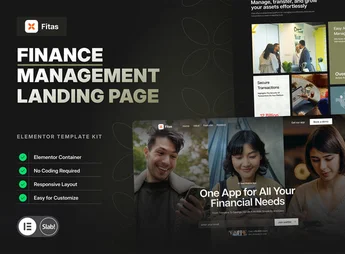 Fitas – Finance Management Elementor Pro Template Kit