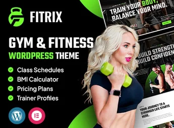 Fitrix | GYM & Fitness WordPress Theme