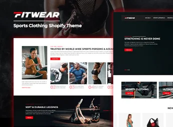 Fitwear – Sports Clothing & Fitness Equipment Shopify Theme