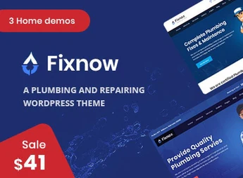 Fixnow – A Perfect Plumbing WordPress Theme